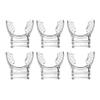 6 Pack Silicone Mouthpiece Diving Clear with Tie Strap Diving Equipment Breathing Tube Accessories, Universal Caliber fits on Most of Products, Universal Scuba Diving Regulator Mouthpiece view 1
