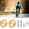 Bike Cleat Set, Bike Cleats, Metal Bicycle Cleats, Pedal Cleats, Cycling Clips for Shoes, MTB Pedal Cleats Designed for Indoor Cycling, Outdoor Road Cycling, Mountain Biking, Mallet Pedals view 3