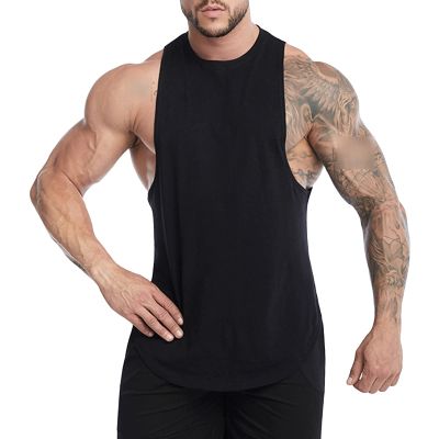 Men Cool Muscle Tank Tops Sleeveless Bodybuilding Gym Workout Shirt Lightweight Fitness Training Athletic Vests (Black,X-Large)