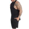 Men Cool Muscle Tank Tops Sleeveless Bodybuilding Gym Workout Shirt Lightweight Fitness Training Athletic Vests (Black,X-Large) view 3