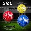 Deekin 6 Pcs Soccer Ball Bulk with Pump Official Size 5/4/3 Soccer Ball Indoor Outdoor Sport Training Practice Gift for Kids Child Teen Adult Back to School(Size 5) view 2