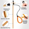 Scuba Diving Stick, 13'' Aluminium Alloy Lobster Tickle Stick Pointer Rod with Measurement, Adjustable Lanyard and Swivel Snap Bolt for Underwater Shaker Noise Maker Snorkeling Gold view 3