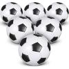 Deekin 6 Pcs Soccer Ball Bulk with Pump Teamwork Outdoor Sport Game Training Soccer Ball Bulk for School Sport Teen Adult Child(Size 5,Black) view 1