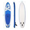 Inflatable Stand Up Paddle Board 10' x 30'' x 6'' Ultra-Light SUP, Non-Slip Deck, Premium SUP Accessories, Bottom Fin for Paddling, Leash, Hand Pump and Backpack, Youth & Adult Standing Boat view 3