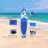 Inflatable Stand Up Paddle Board 10' x 30'' x 6'' Ultra-Light SUP, Non-Slip Deck, Premium SUP Accessories, Bottom Fin for Paddling, Leash, Hand Pump and Backpack, Youth & Adult Standing Boat view 4
