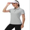 TACVASEN Polo Shirts Sun Protection Shirts for Women Short Sleeve Golf Shirts Womens Hiking Shirts Quick Dry Athletic Shirts view 2