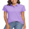 TACVASEN Women's Collared Shirts Short Sleeve UPF 50+ Polo Sun Shirt Quick Dry Work Shirts Casual Shirts Womens Golf Shirt Light Purple view 1
