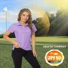 TACVASEN Women's Collared Shirts Short Sleeve UPF 50+ Polo Sun Shirt Quick Dry Work Shirts Casual Shirts Womens Golf Shirt Light Purple view 3