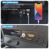 briidea 3 in 1 Multifunctional Integrated Panel with DC 12V-90V 4.2A Dual USB Charger Sockets, LED Wide Range Voltmeter & Forward Reverse Switch, Golf Cart Accessories for EZGO TXT, PDS & Medalist view 2