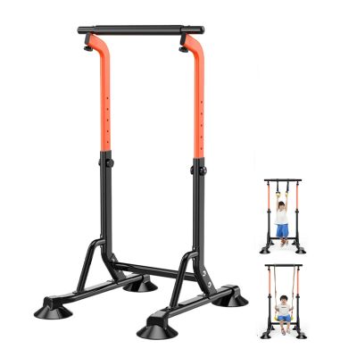 LXLZYXSF Gymnastic Pull Up Bar Stand Horizontal Bars for 5-15 Years Old Kids, Height Adjustable Home Gym Strength Training Workout Equipment (Color : E, Size : 75cm Wide)