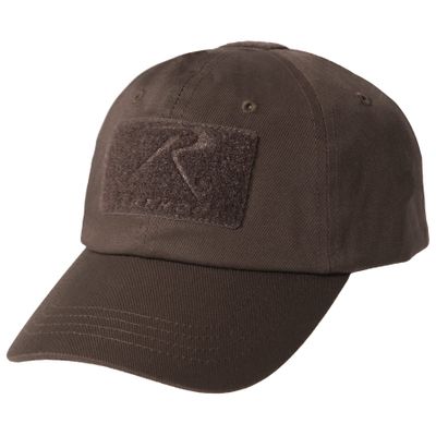 Rothco Tactical Operator Cap with Loop Patch Panel, Brown
