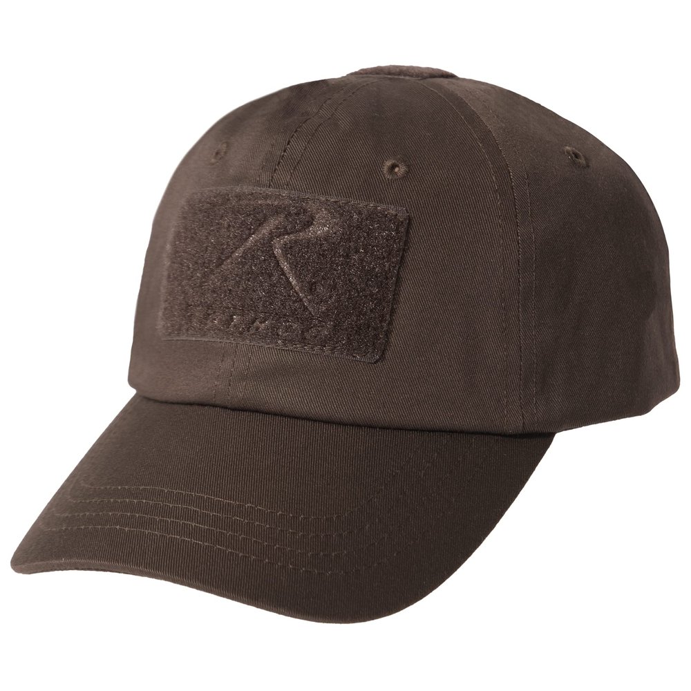 Rothco Tactical Operator Cap with Loop Patch Panel, Brown