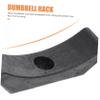 Sosoport 6pc Dumbbell Rack Dumbbell Storage Stand Bracket Holder Gym Storage Fitness Equipment view 3