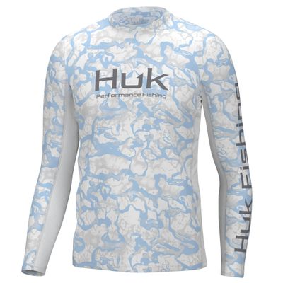 Icon X Pattern Long Sleeve Shirt, Performance Fishing Shirt
