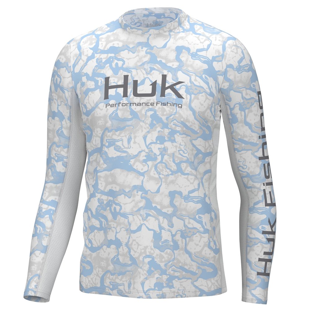 Icon X Pattern Long Sleeve Shirt, Performance Fishing Shirt