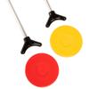 Champion Sports Shuffleboard Game Set, 2 Cues, 8 Pucks, Chalk - Outdoor Games for Adults and Family Red view 2