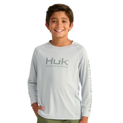 Pursuit Solid Long Sleeve Shirt, Fishing Shirt for Kids