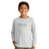 Pursuit Solid Long Sleeve Shirt, Fishing Shirt for Kids view 1