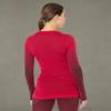 Smartwool Women's Intraknit Thermal Merino Base Layer Pattern Crew Pomegranate L view 3
