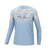Icon X Pattern Long Sleeve Shirt, Fishing Shirt for Kids view 1
