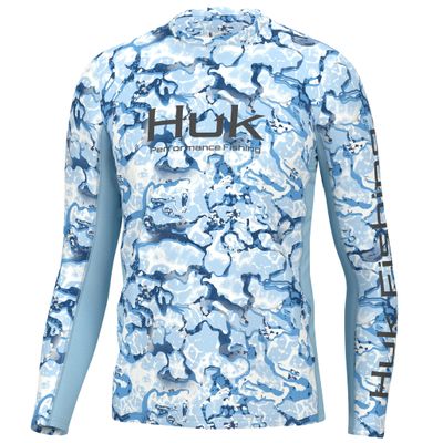 Icon X Pattern Long Sleeve Shirt, Performance Fishing Shirt