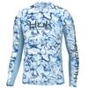 Icon X Pattern Long Sleeve Shirt, Performance Fishing Shirt view 1
