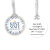Kent State University Travel Luggage ID Bag Tag for Suitcases/Round Plastic Label (Kent State University 18) view 1