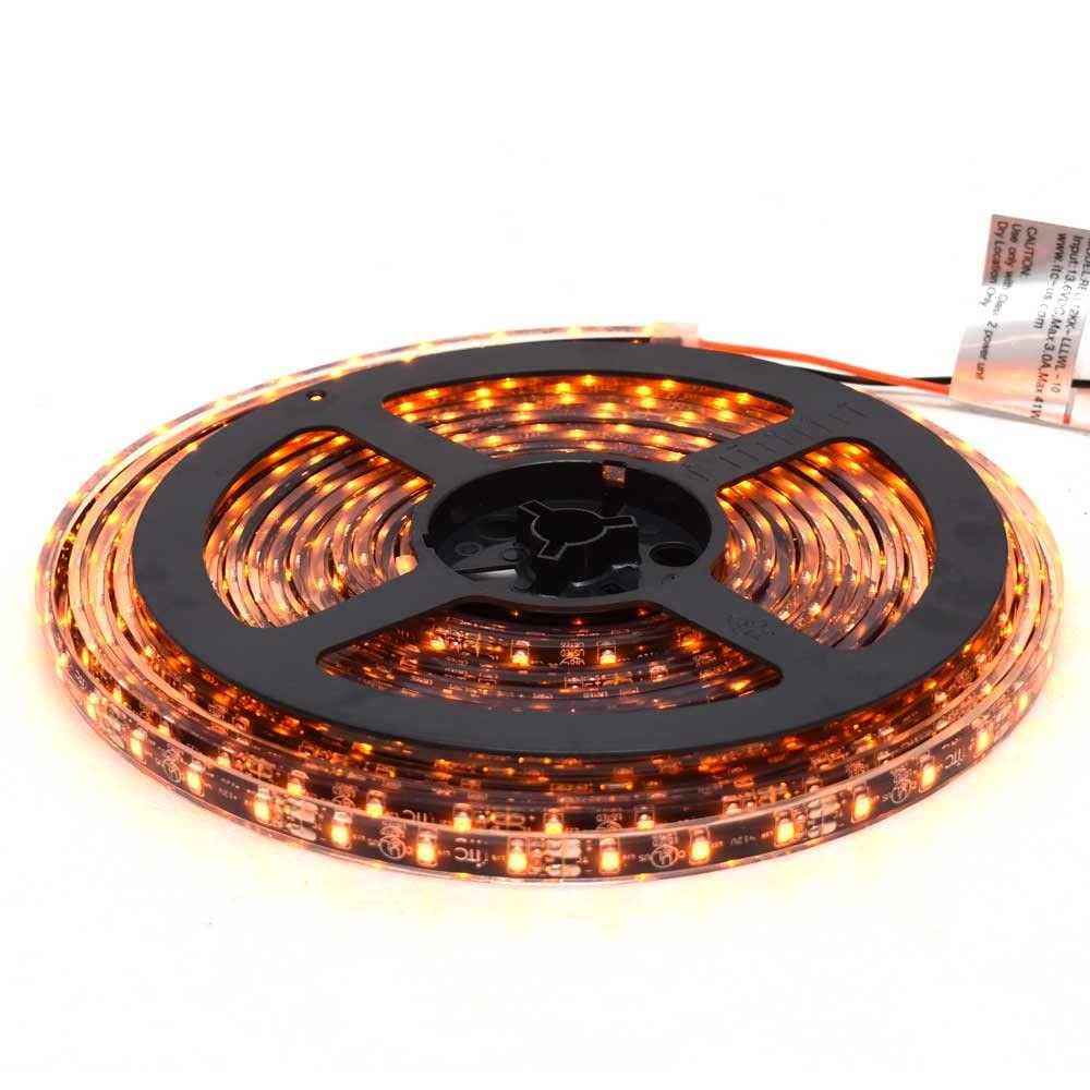 ITC Marine Boat LED Tape Light | 21 Foot Amber Pontoon Boat