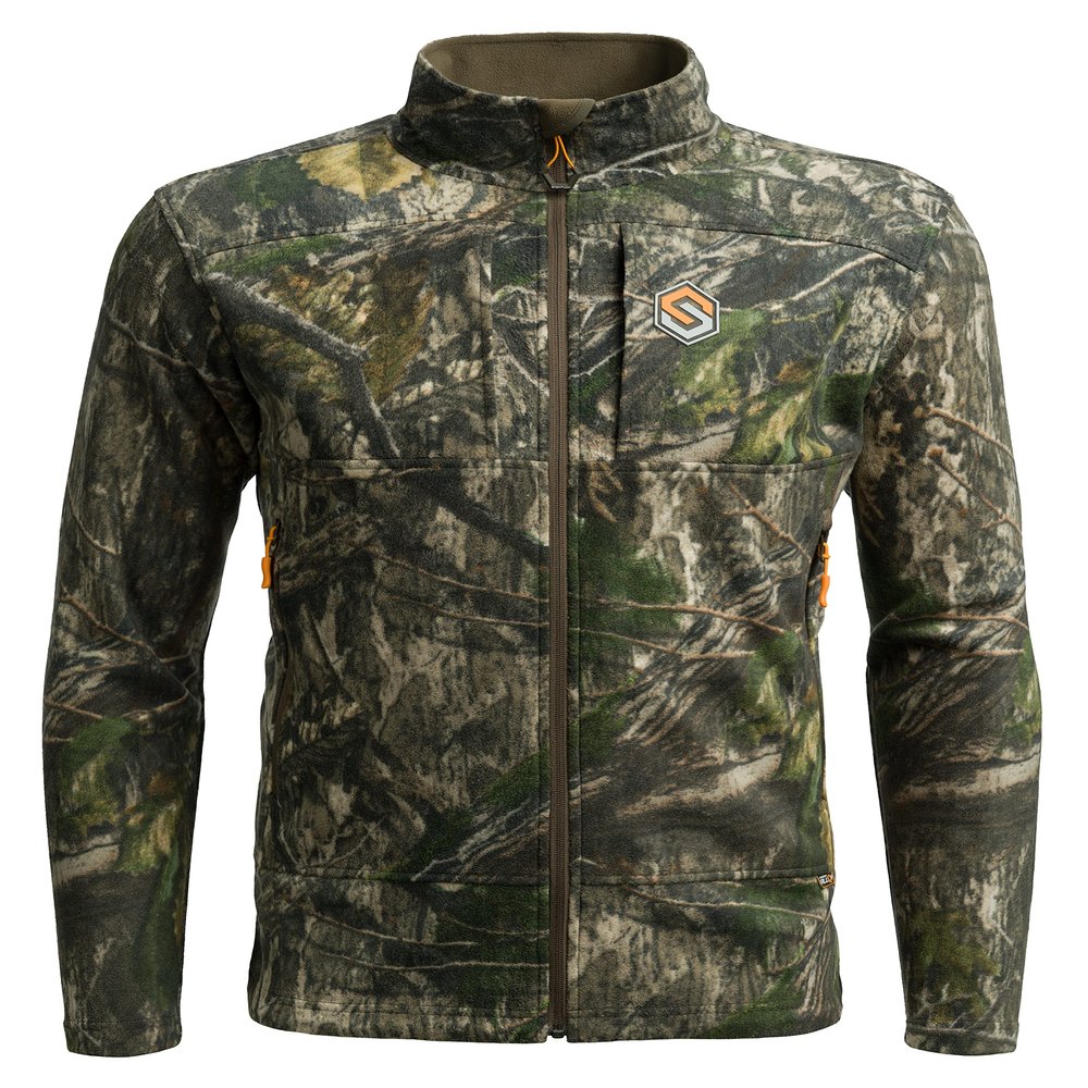 ScentLok Stealth Midweight Fleece Scent Control Camo Hunting Jacket for Men (Mossy Oak Country DNA, X-Large)