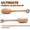AliBall Ultimate Baseball Glove Mallet, One-Piece Glove Mallet Baseball, Quick Create a Ball Shaped Pocket, Speed Up The Process of Breaking-in Gloves, Simulate A Hard-Thrown Baseball Anywhere (B) view 4