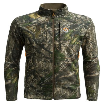 ScentLok Stealth Midweight Fleece Scent Control Camo Hunting Jacket for Men (Mossy Oak Country DNA, 3X-Large)