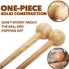AliBall Baseball Glove Mallet, Quick Create Ball Shaped Pocket Softball Glove Mallet One Piece Solid Construction Mallet for Breaking in Glove view 2