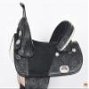 HILASON Western Horse Treeless Trail Barrel Saddle American Leather Black | for Horses view 2