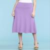 CTC WB1105 Womens Lightweight Fold Over Flared Midi Skirt XXXL Lilac view 2