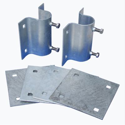 2 Set - Dock Edge + Howell Dock Hardware Stationary Side Leg Holder Kit with 2 Side Leg Holders and 4 Backer Plates