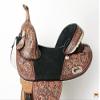 HILASON Western Horse Treeless Trail Barrel American Leather Saddle | for Horses view 2