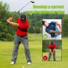 Alvinlite Golf Swing Training Aid, Pro Golf Swing Equipment Power Swing Correcting Arm Lumbar Band, Easy Correct Training Swing Gesture Alignment Practice Tool for Golf Beginners view 3