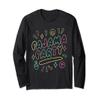 Pajama Party | Sleepover Slumber Party Crew Neon Gear Long Sleeve T-Shirt view 1