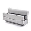 DeckMate Complete 55" Luxury Pontoon Boat Seat and Base - Charcoal and Gray view 4