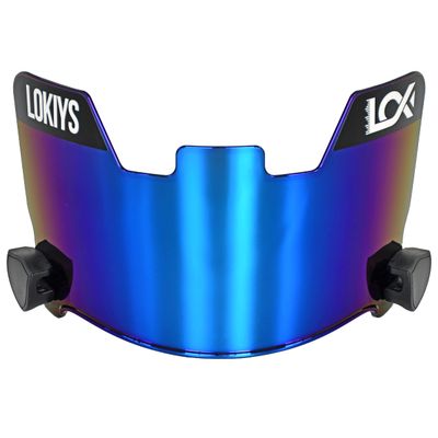 LOKIYS Football Visor - for Youth Football Helmets & Adult Football Helmets (Blue)