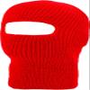 KBETHOS KBH-18 RED Mens Balaclava Collection Fleece Three Hole Mask Winter Knit Ski Hat Ribbed Beanie Winter view 1