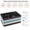 AIRZSNRY Large Velvet Jewelry Tray, Drawer Organizer for Jewelry in Dresser, Stackable Jewelry Drawer Organizer Inserts for Earring Necklace Bracelet Rings(Grey,12grid) view 4