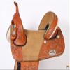 HILASON Western Horse Treeless Trail Barrel Saddle American Leather | for Horses view 2