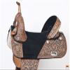 HILASON Treeless Western Trail Barrel Racing American Leather Saddle Dark Brown | Horse for Horses view 2