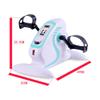 LUNEZY Electronic Physical Therapy Rehab Pedal Exerciser, Portable Mini Cycle Bike for Under Your Office Desk, Slim Design for Arm or Foot - Small, Adjustable Stroke Resistance view 2