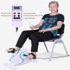 LUNEZY Electronic Physical Therapy Rehab Pedal Exerciser, Portable Mini Cycle Bike for Under Your Office Desk, Slim Design for Arm or Foot - Small, Adjustable Stroke Resistance view 4
