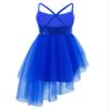 Freebily Girls Sequined Camisole Leotard Ballet Tutu Layers Skirt Dress Ballerina Dancewear Costumes Camisole Sequined Dark Blue 4-5 view 2