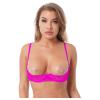 iiniim Women's 1/2 Cup Brassiere Push Up Bra Shapewear Posture Padded Underwire Bra Tops Rose A Large view 3