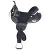 HILASON Western Horse Treeless Trail Barrel American Leather Saddle | for Horses view 1