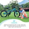 AVASTA Bilbo 18 Inch Kids Bike for Boys Girls 5 6 7 8 Years Old, Retro Style High Carbon Steel Bicycle with Adjustable Handlebars and Seat, Dual V-Brakes, Training Wheels, Kickstand, Cyan view 3